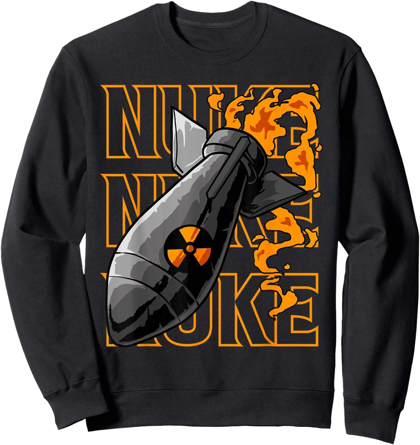 Atomic Bomb Nuclear Mushroom Fission Physicists Gift Sweatshirt - Sweatshirt | Black