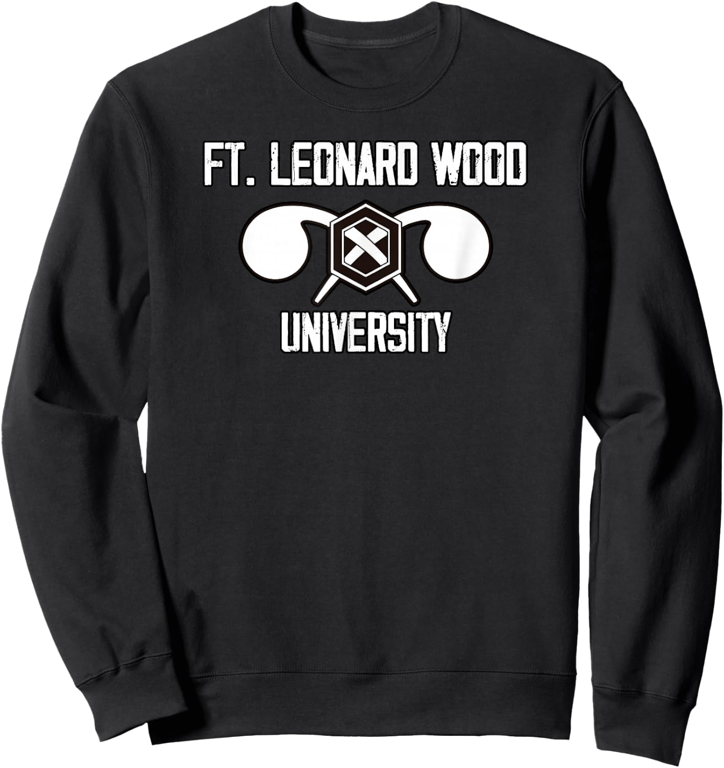 Fort Leonard Wood University - Army Chemical Corps for Vets Sweatshirt - Sweatshirt | Black