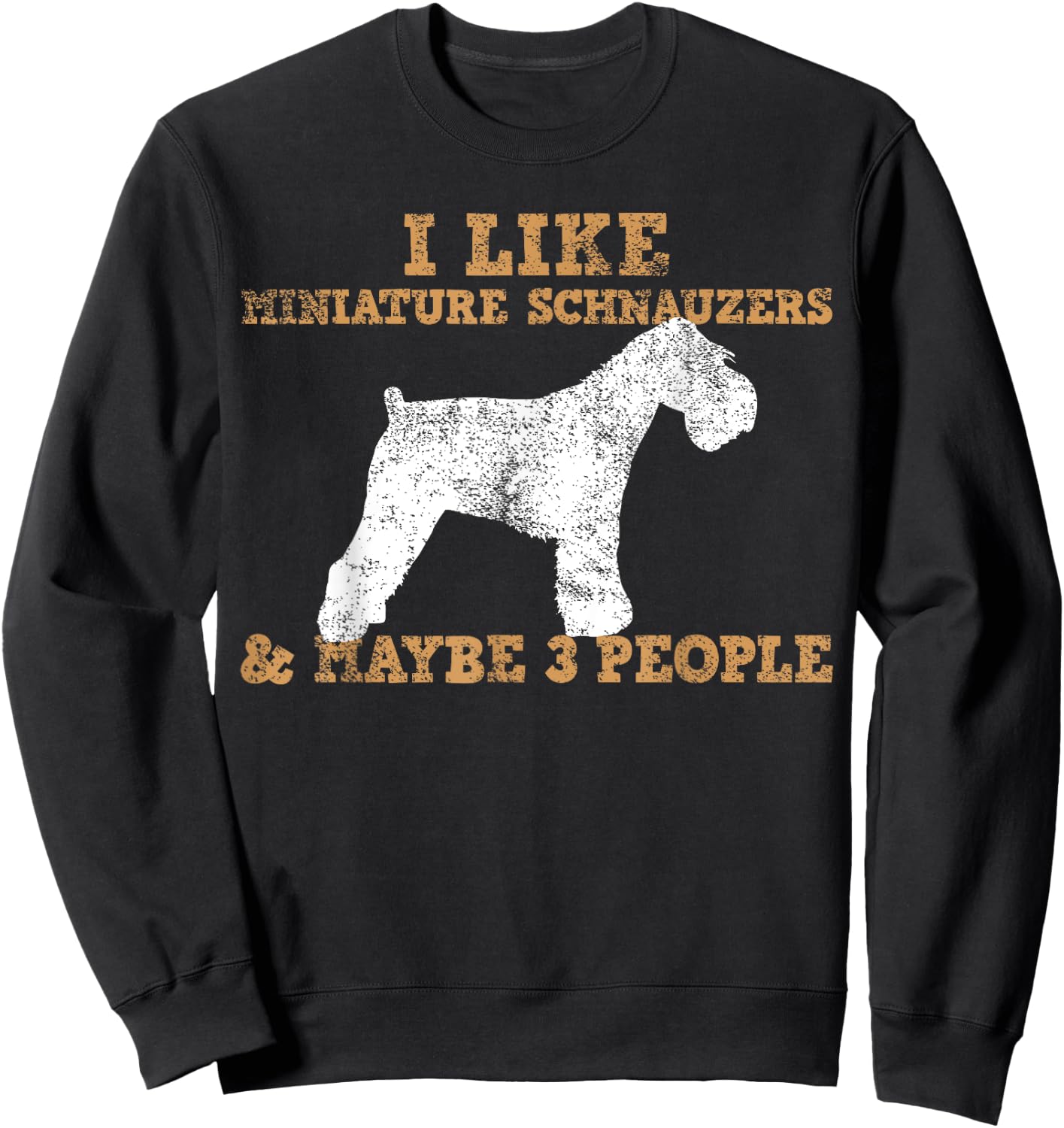 Miniature Schnauzer Sweatshirt - Sweatshirt | Black