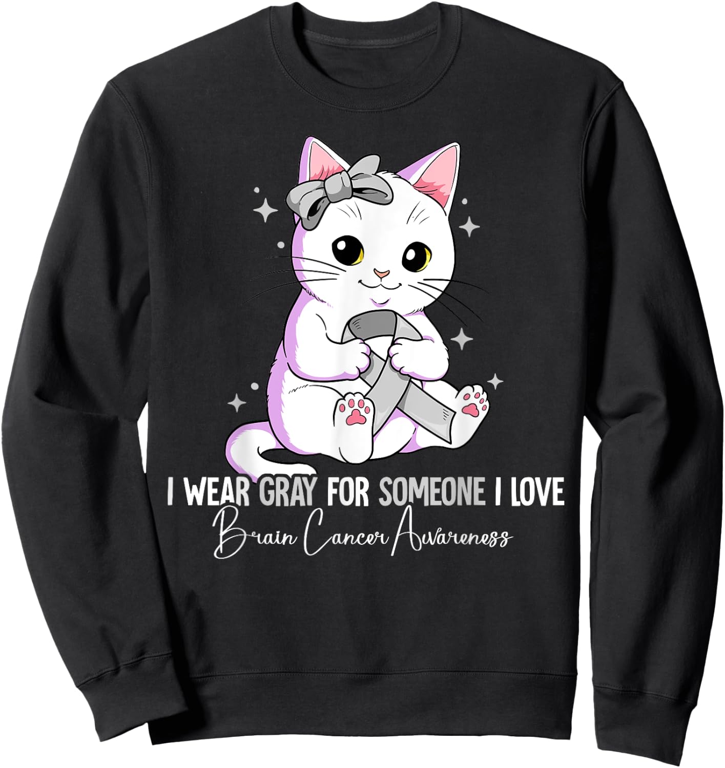 Brain Cancer Awareness Sweatshirt - Sweatshirt | Black