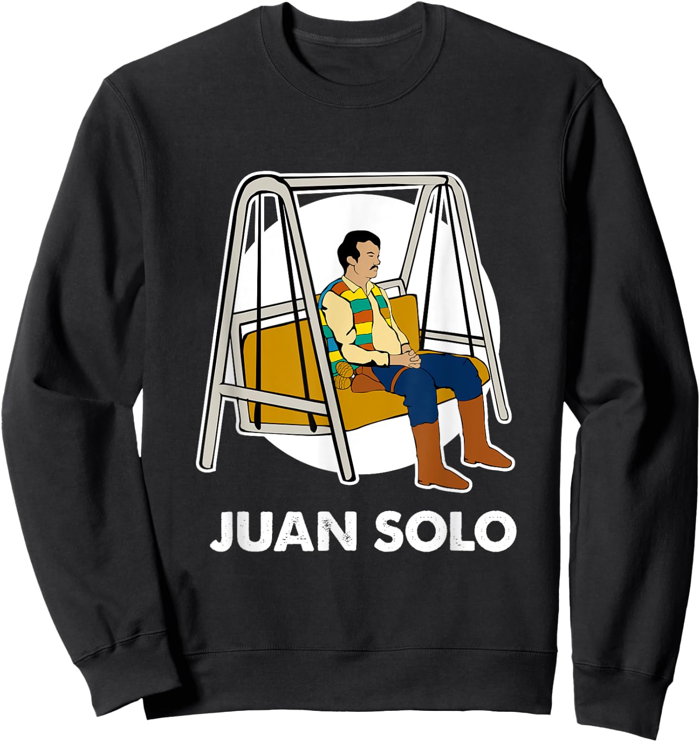 Juan Solo Funny Cinco de Mayo Mexican Latin Fiesta Sweatshirt - Sweatshirt | Black