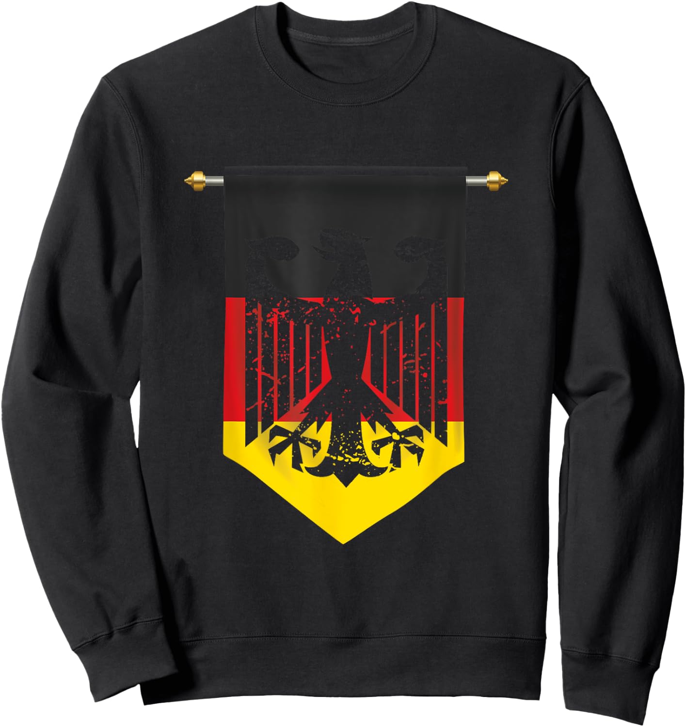 Germany Bird Eagle German GER Deutschland Country Gift Sweatshirt - Sweatshirt | Black