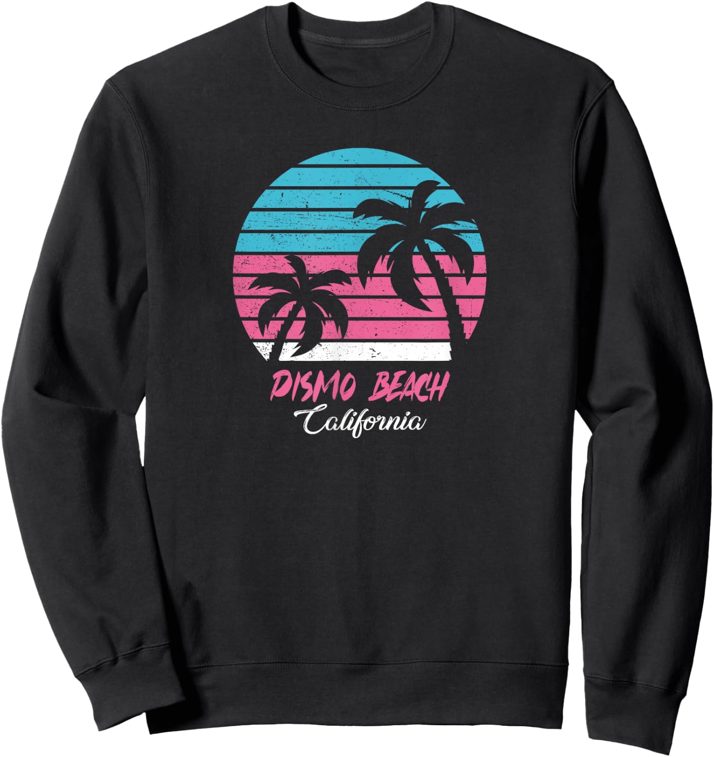 Pismo beach Souvenir - California Reminder Men Women Sweatshirt - Sweatshirt | Black