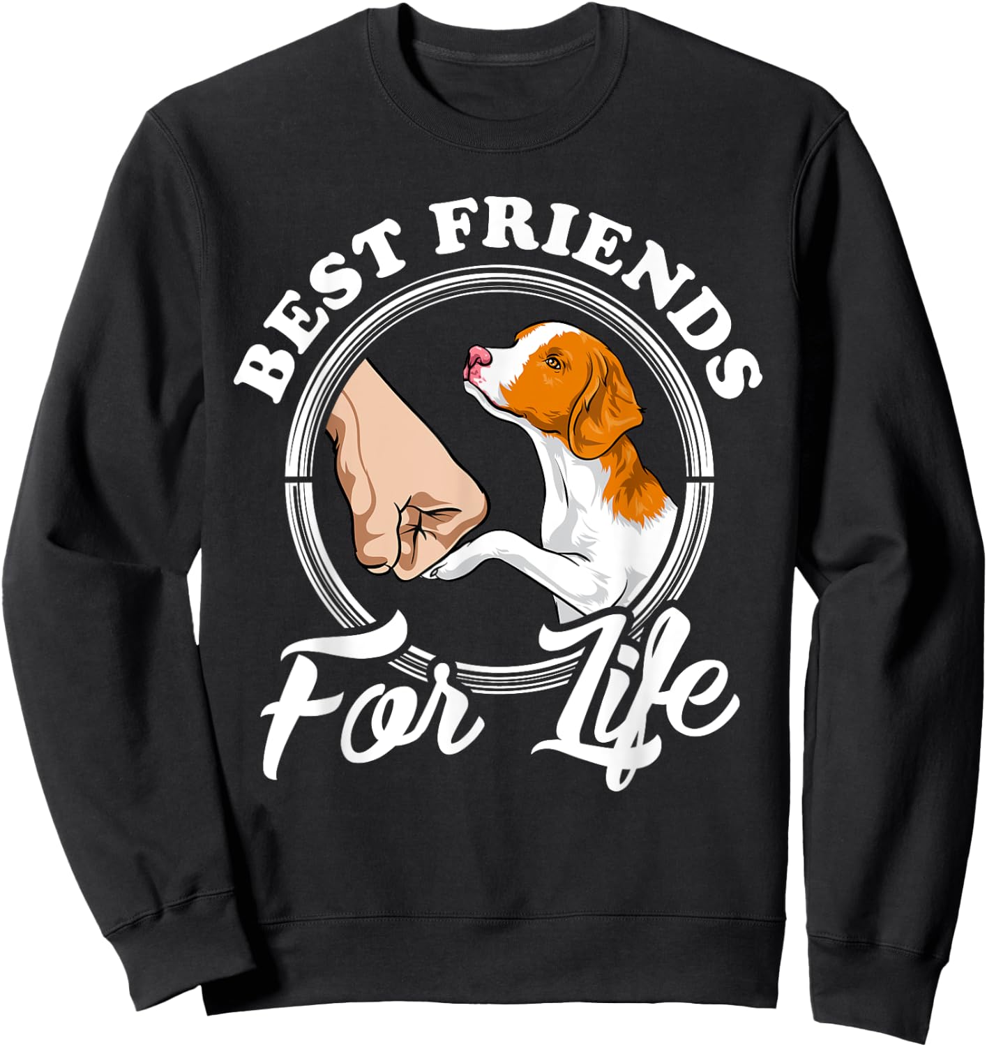 Brittany Spaniel Dog Lover Gifts Brittany Spaniel Lover Sweatshirt - Sweatshirt | Black