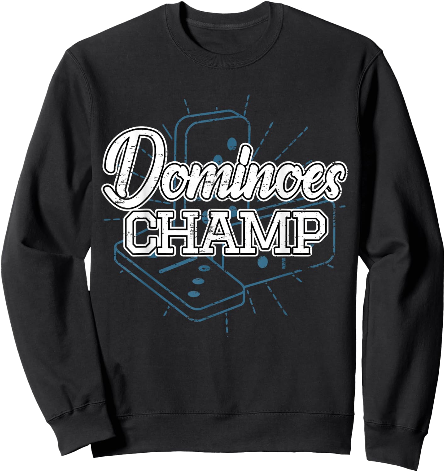 Domino Play Champ Gift Domino Players Sweatshirt - Sweatshirt | Black