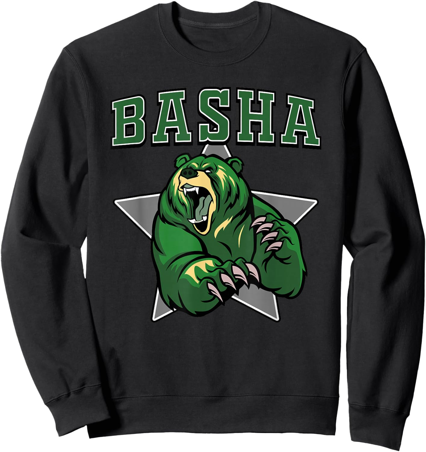Basha Bears High School Team Spirit Sweatshirt - Sweatshirt | Black