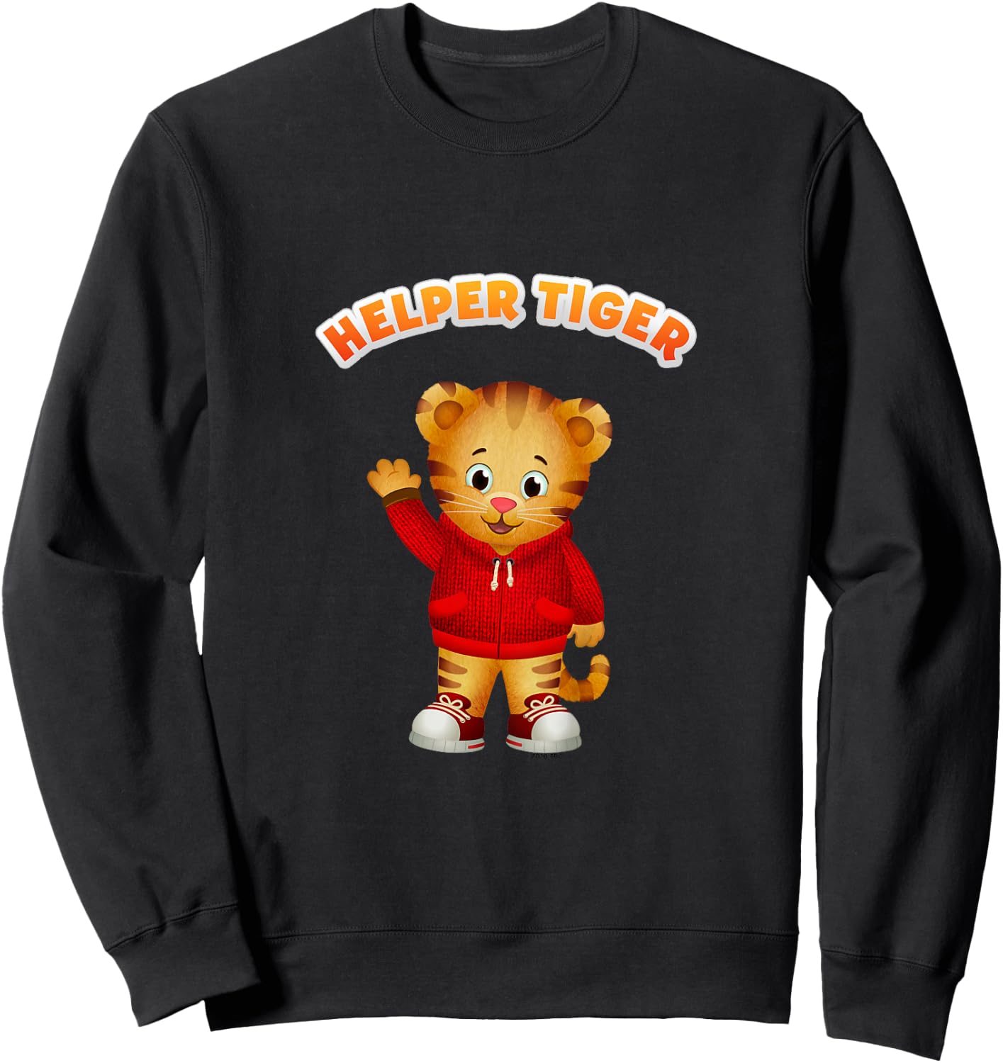 Daniel Tiger is a Helper Tiger Sweatshirt - Sweatshirt | Black