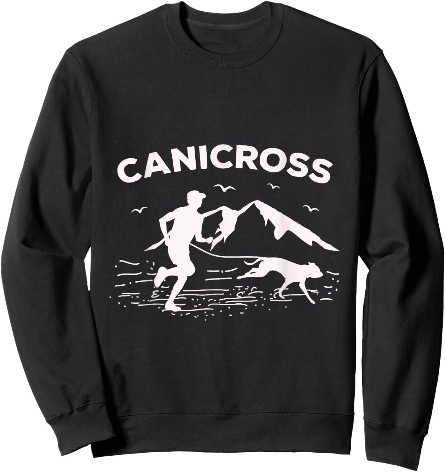 Canicross for a Dog running Canicross Sweatshirt - Sweatshirt | Black