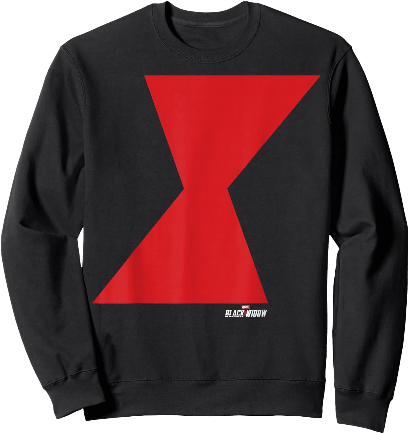 Marvel Black Widow Simple Logo Sweatshirt - Sweatshirt | Black