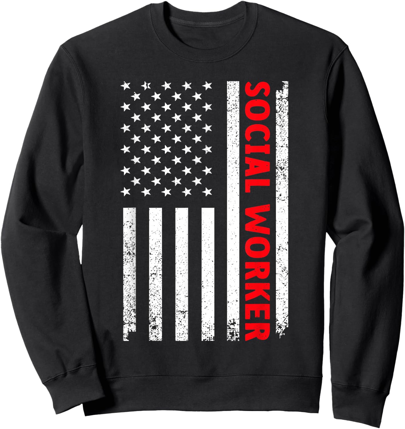 Funny Social Worker Art Women Social Work Assistant Sweatshirt - Sweatshirt | Black