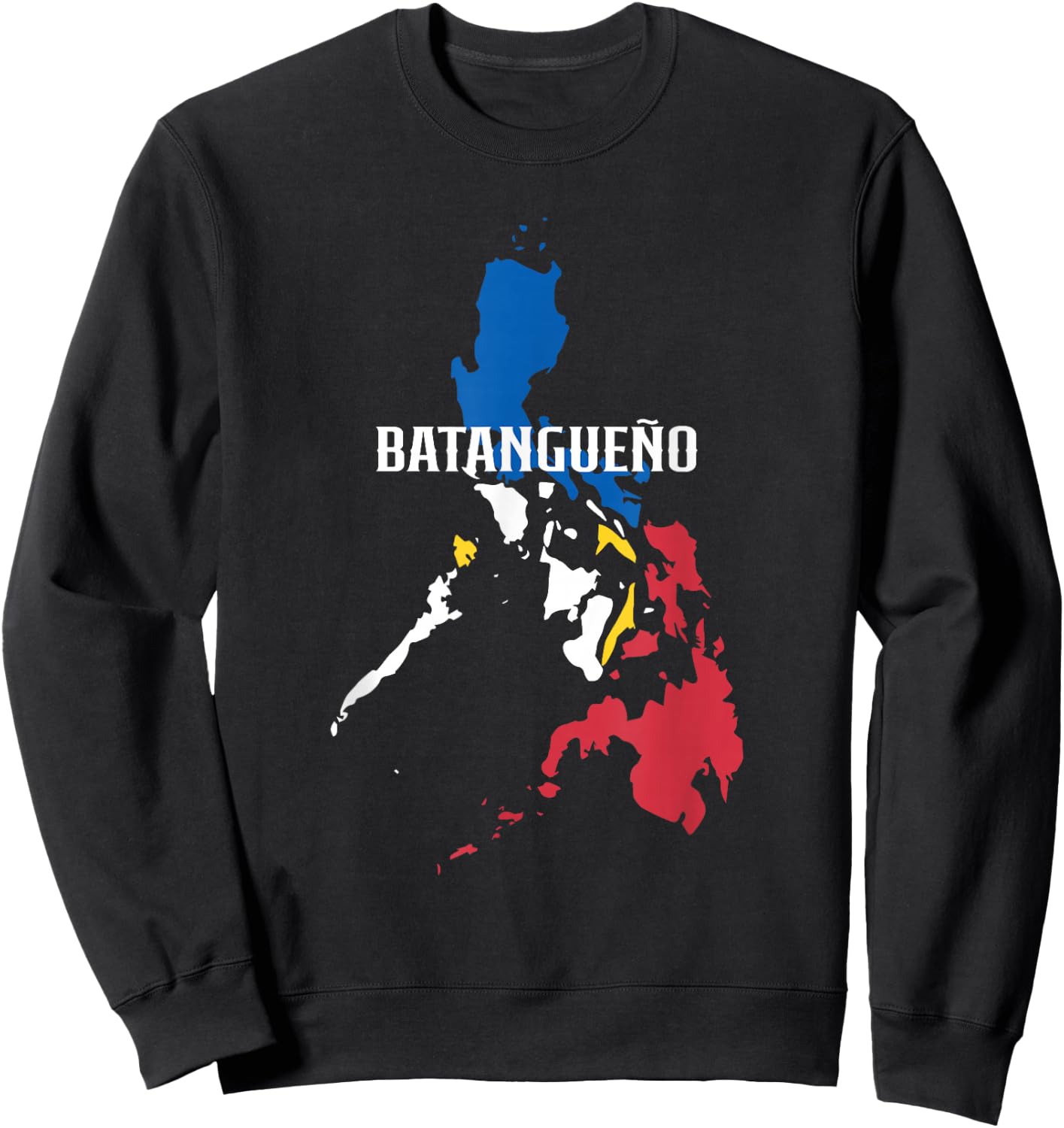 Batangueno Design for Batangas Filipinos Sweatshirt - Sweatshirt | Black