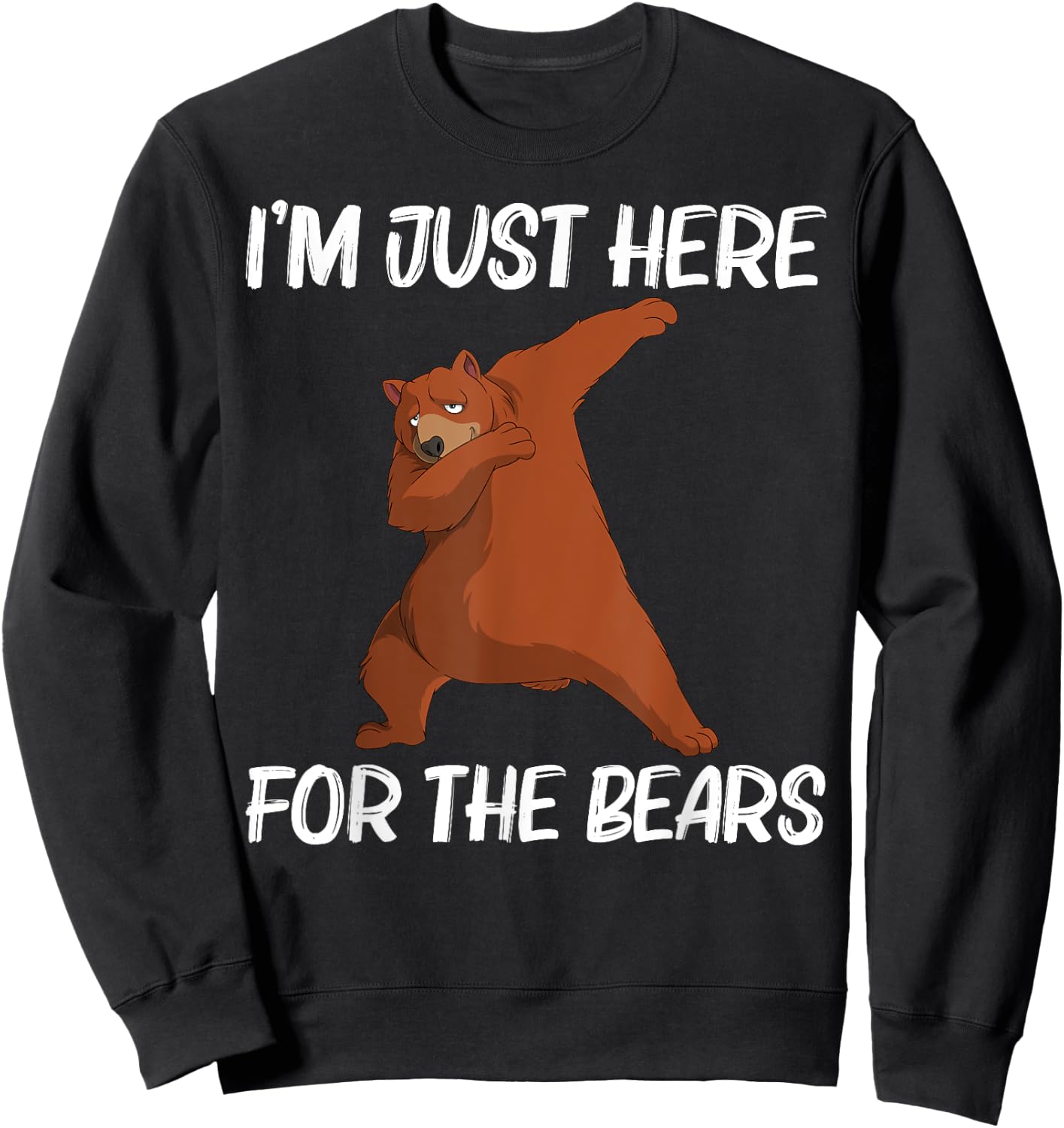 Funny Bear Gift Women Bear Mammal Animal Sweatshirt - Sweatshirt | Black
