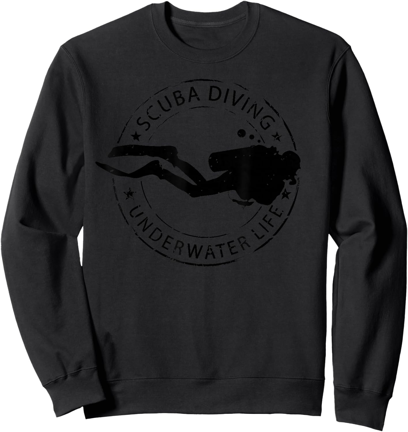 Scuba Diving Gear Scuba Diving Diver Equipment Dive Sweatshirt - Sweatshirt | Black