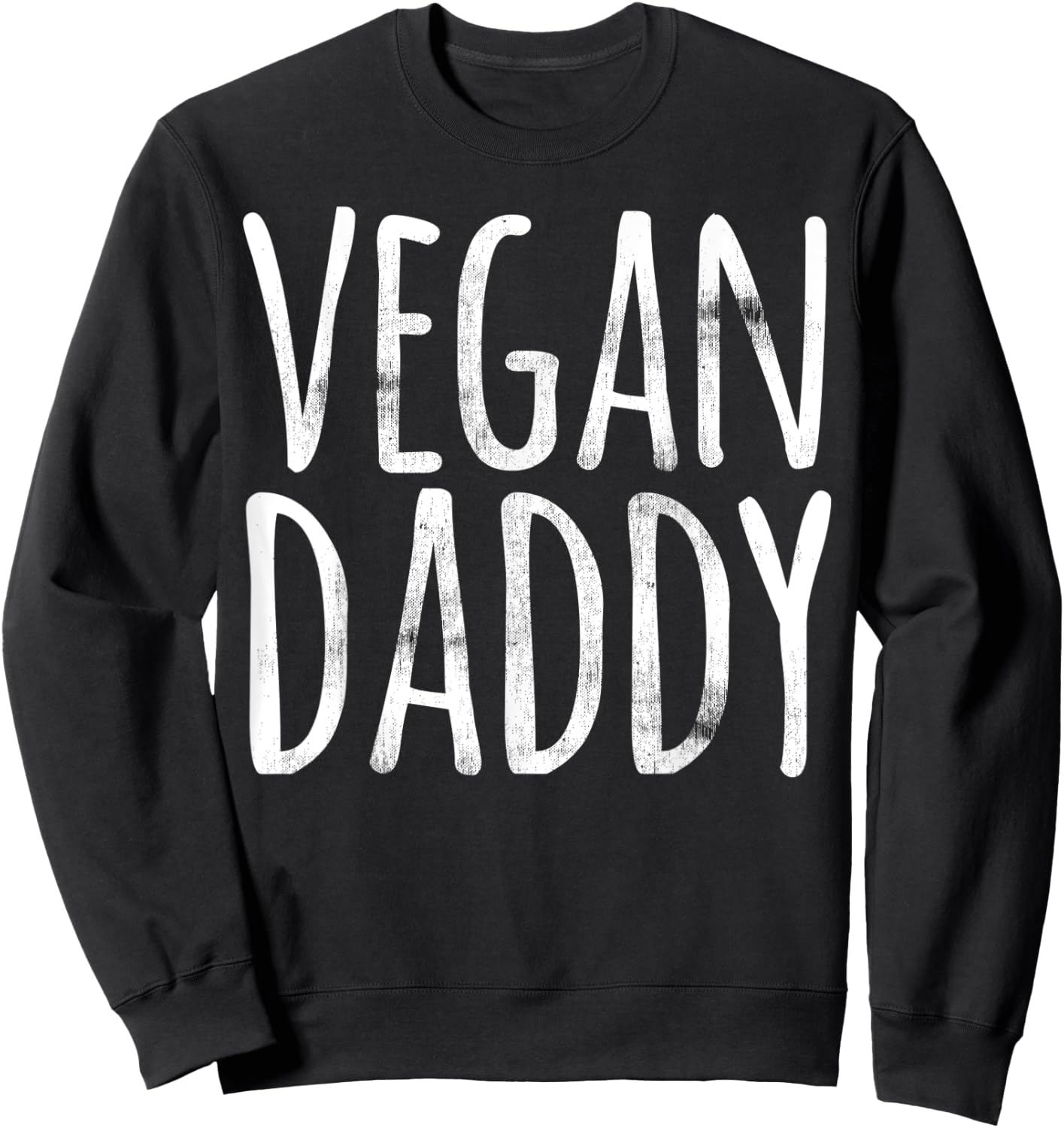Funny Easy Lazy Halloween VEGAN DADDY COSTUME Matching Sweatshirt - Sweatshirt | Black