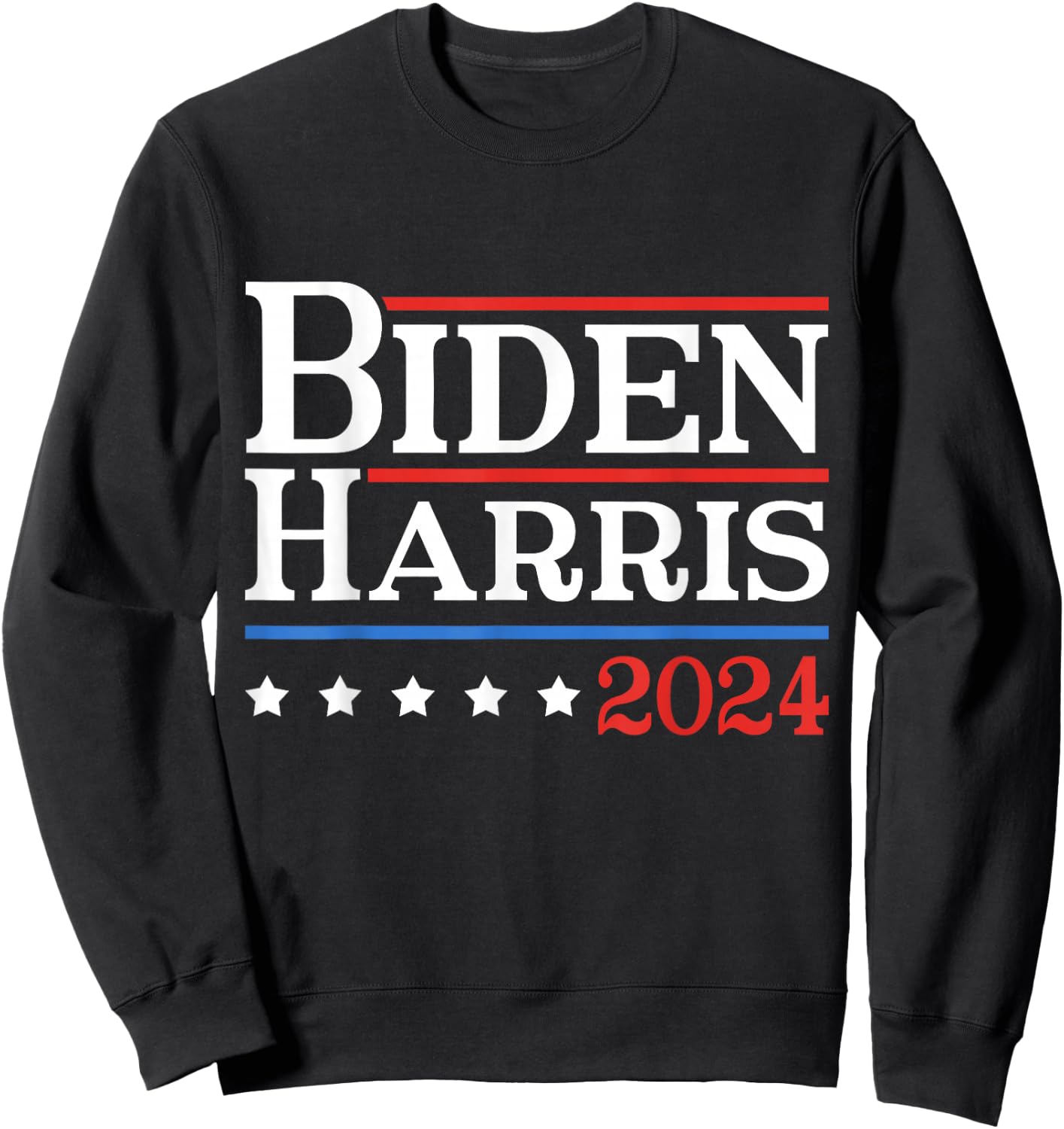 2024 Kamala Harris Joe Biden Sweatshirt - Sweatshirt | Black