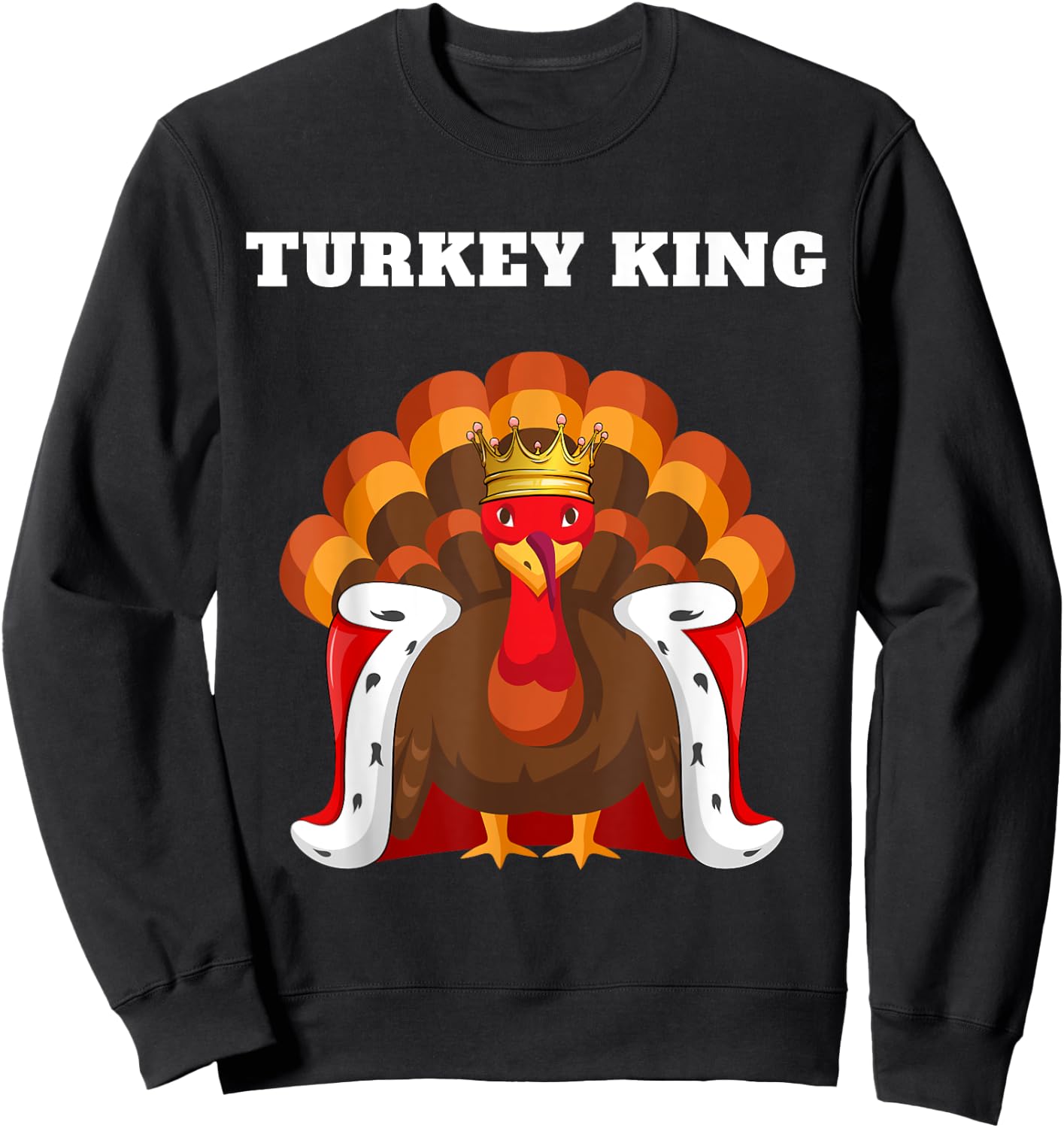 Turkey King | Turkey | Boys Turkey Sweatshirt - Sweatshirt | Black
