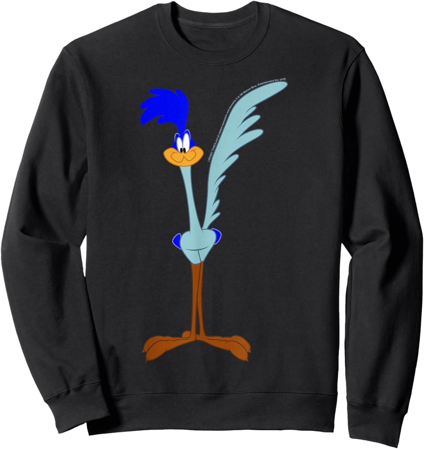 Looney Tunes Road Runner Simple Portrait Sweatshirt - Sweatshirt | Black