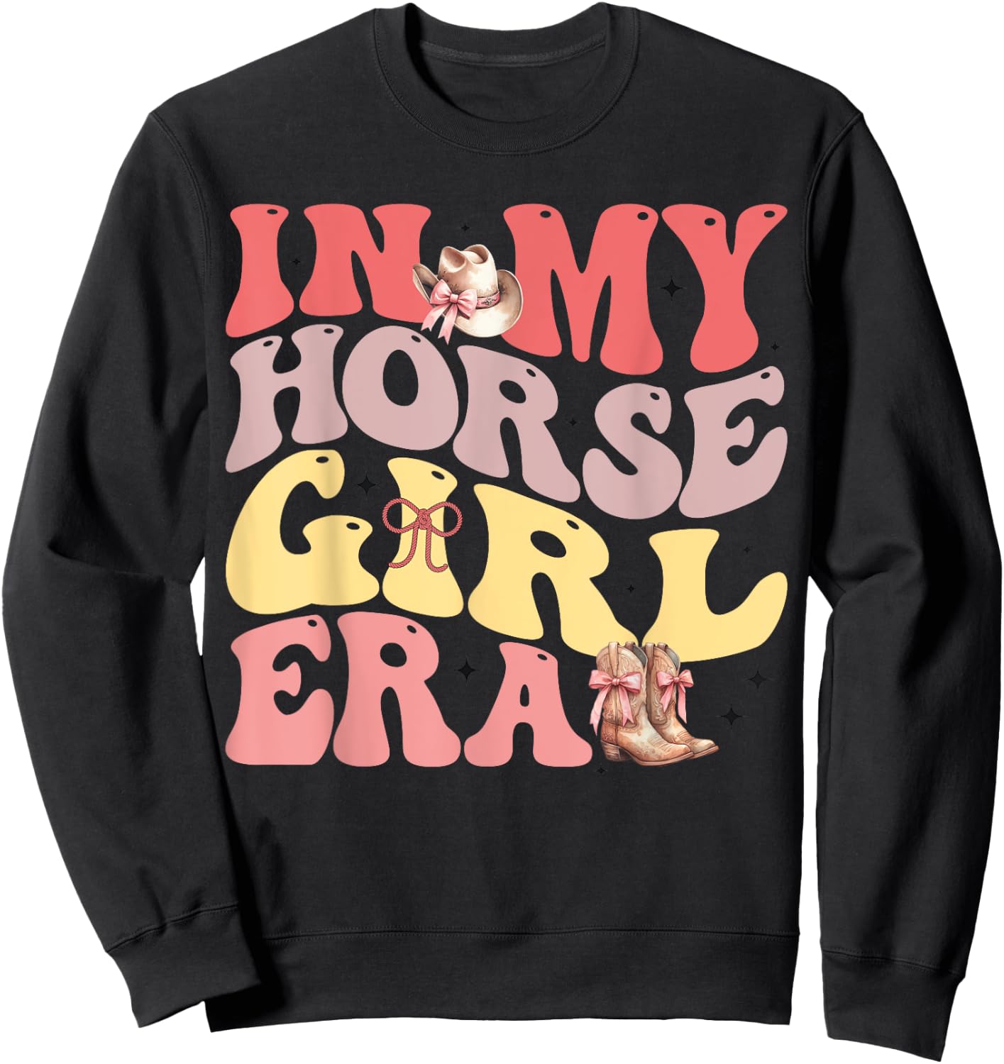 In My Horse Girl Era Sweatshirt - Sweatshirt | Black