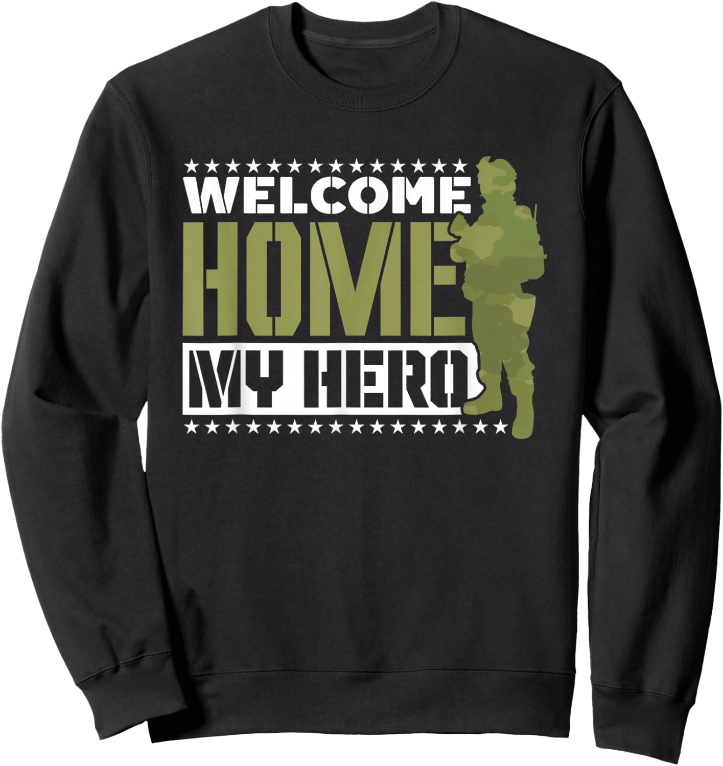 Welcome to Home My Hero Homecoming Welcome Home Sweatshirt - Sweatshirt | Black