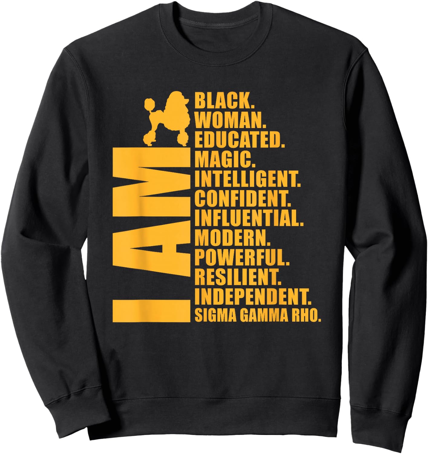 Sigma Gamma Rho Sorority Paraphernalia, Black History HBCU Sweatshirt - Sweatshirt | Black