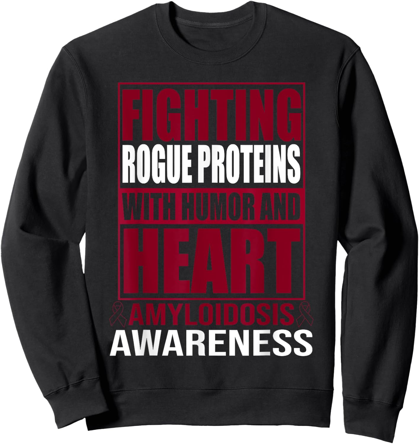 Amyloidosis Sweatshirt - Sweatshirt | Black