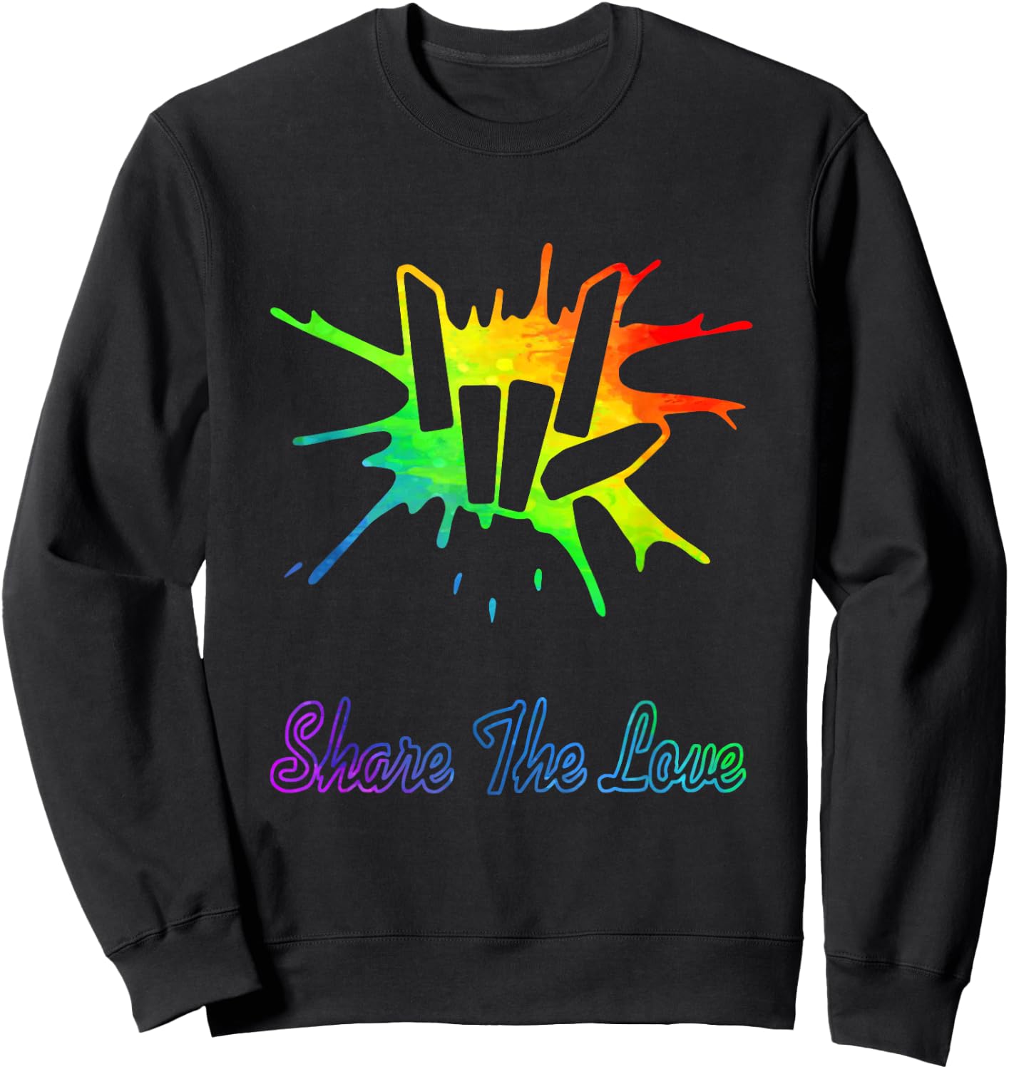 Share Love for Kids and Youth Sweatshirt - Sweatshirt | Black