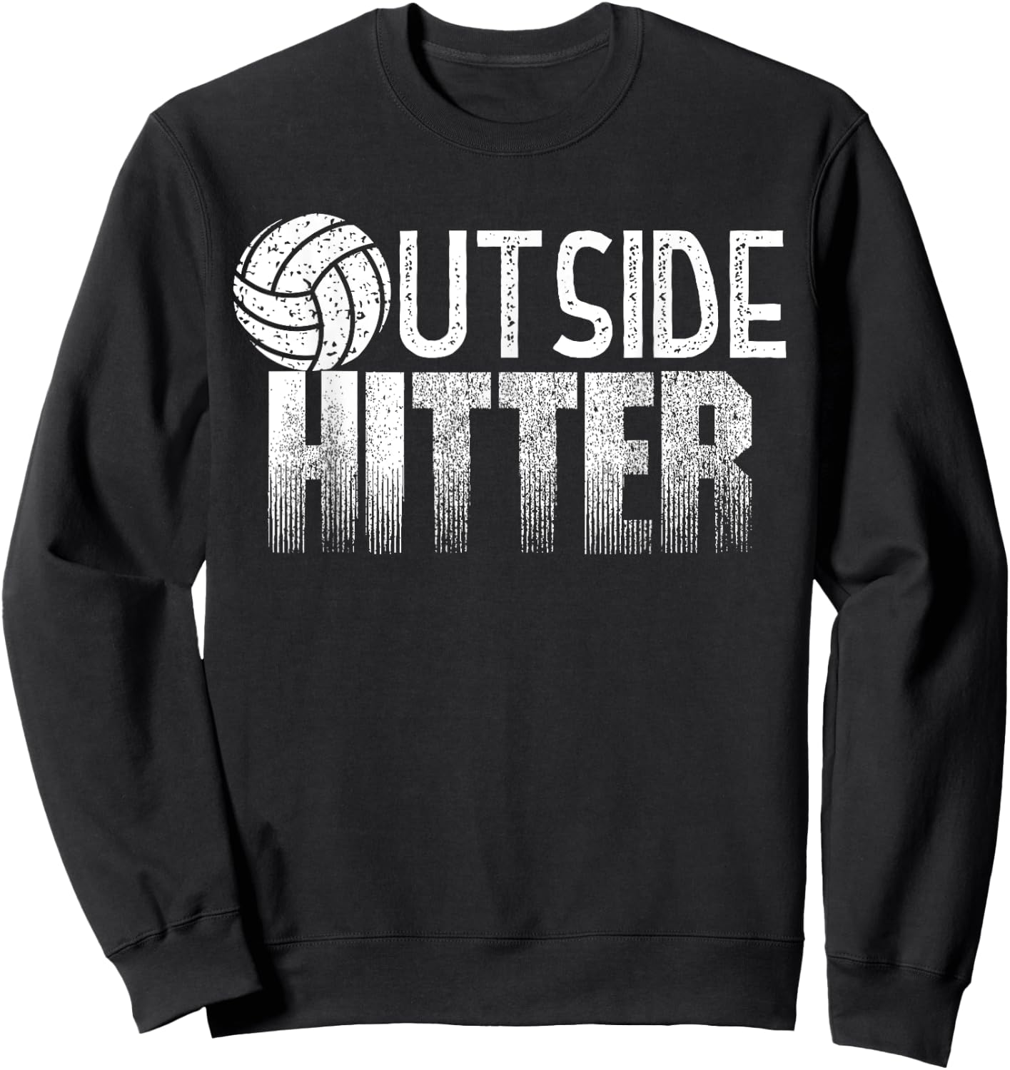 Volleyball Player Outside Hitter Sweatshirt - Sweatshirt | Black