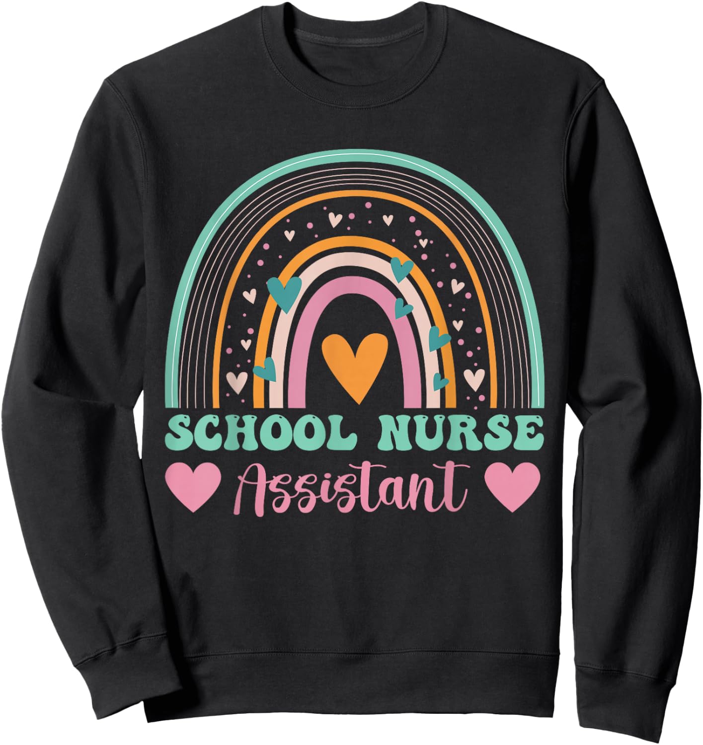 School nurse assistant Sweatshirt - Sweatshirt | Black