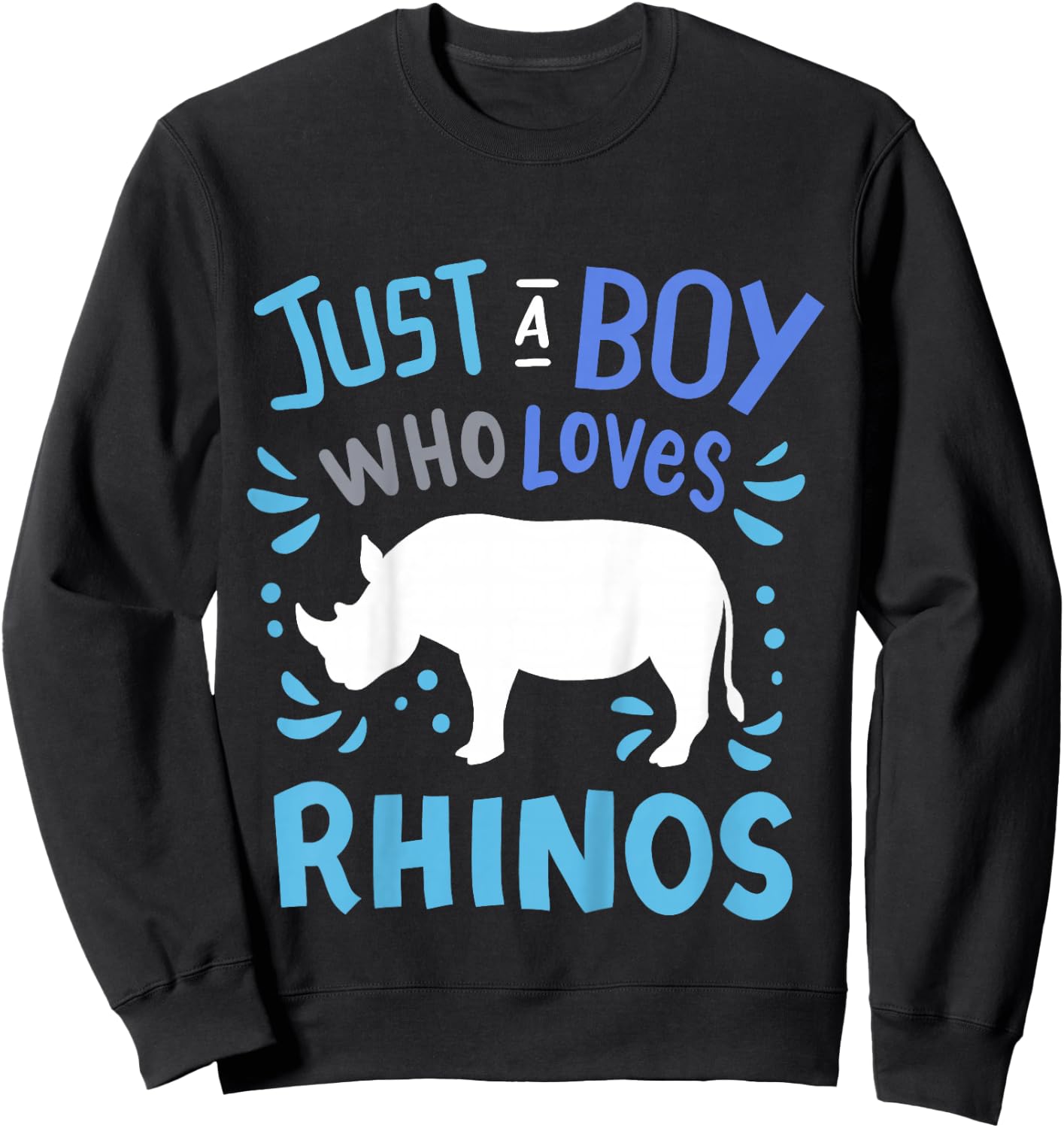Rhino Rhino Gift Sweatshirt - Sweatshirt | Black