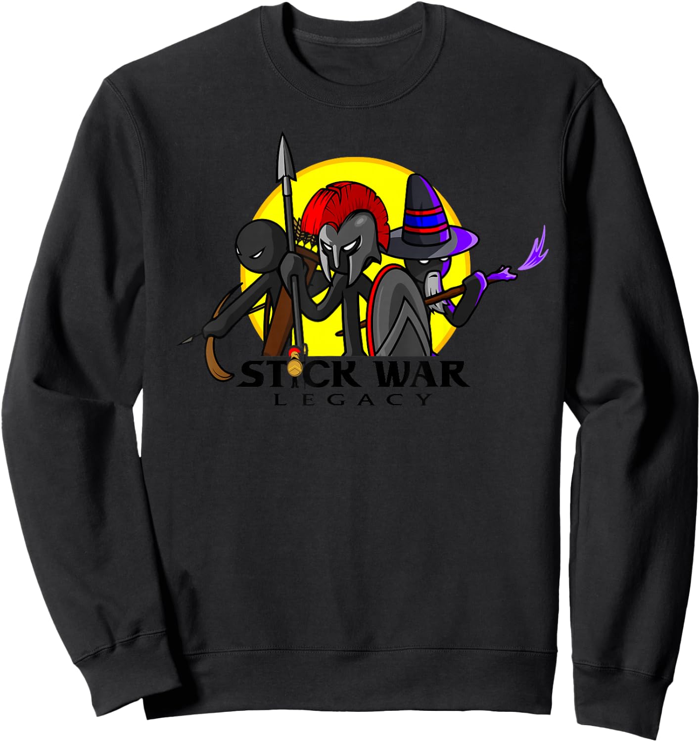 Stick War: Legacy - 3 in The Sun - Spearton First Sweatshirt - Sweatshirt | Black