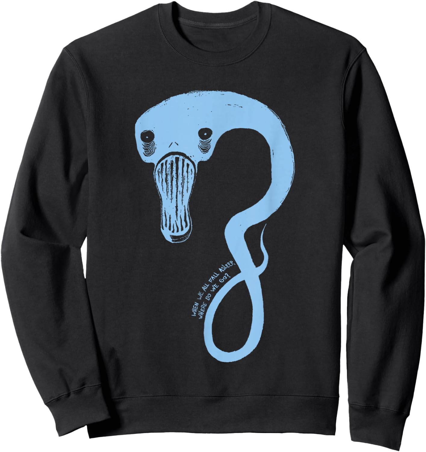 Billie Eilish Official Monster Blue Sweatshirt - Sweatshirt | Black