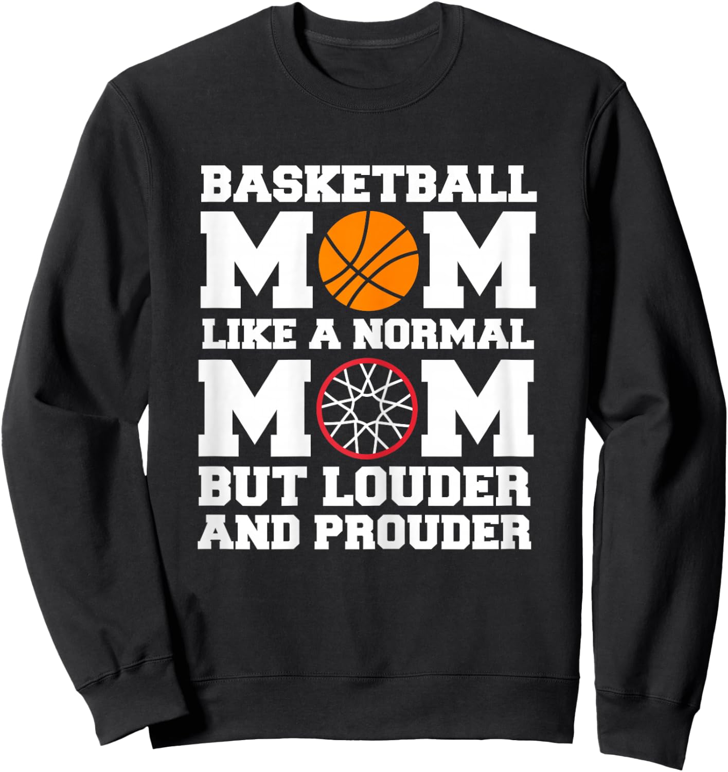 Basketball Mom Sweatshirt - Sweatshirt | Black