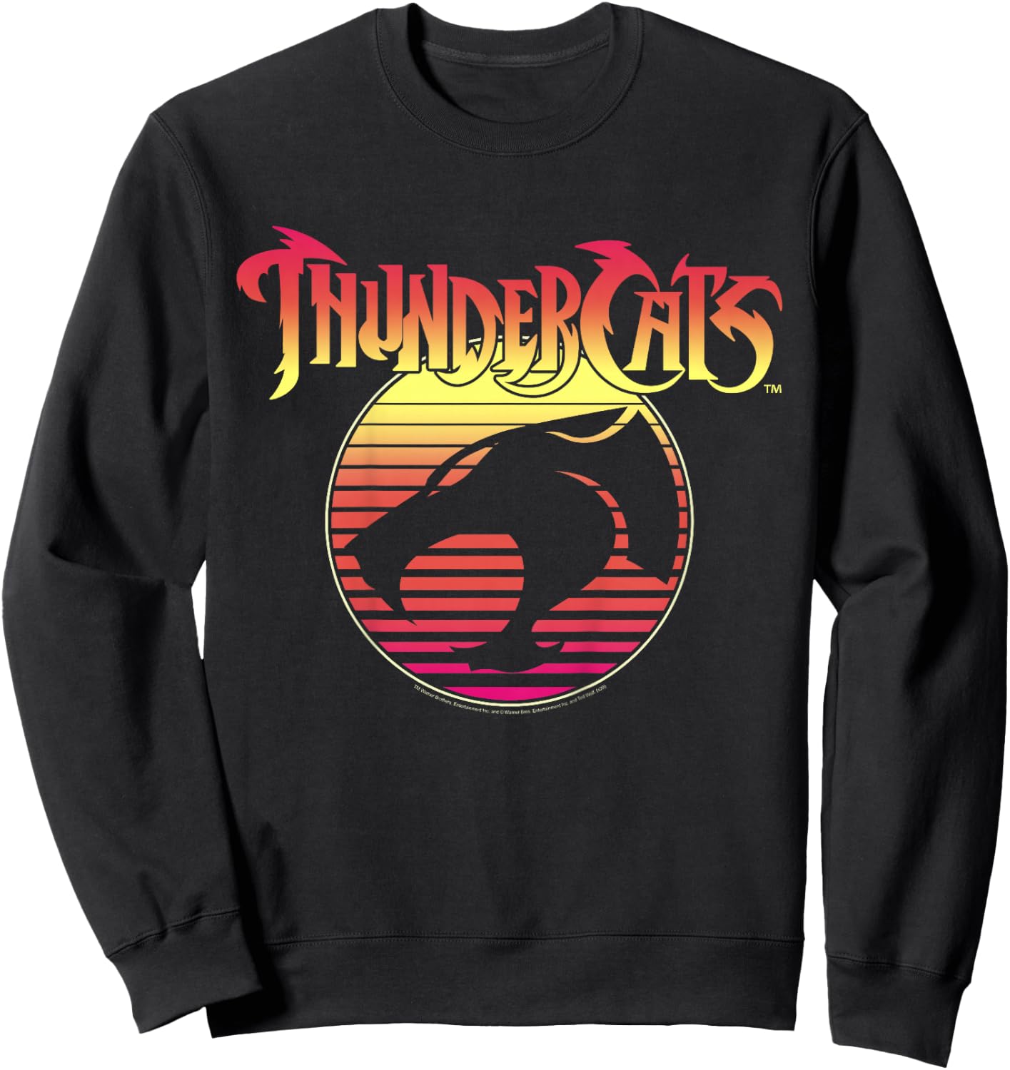 Kids ThunderCats Neon Gradient Logo Sweatshirt - Sweatshirt | Black