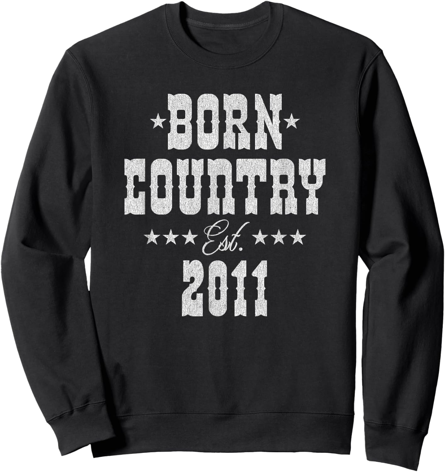 14 Year Old Country Music 14th Birthday Sweatshirt - Sweatshirt | Black