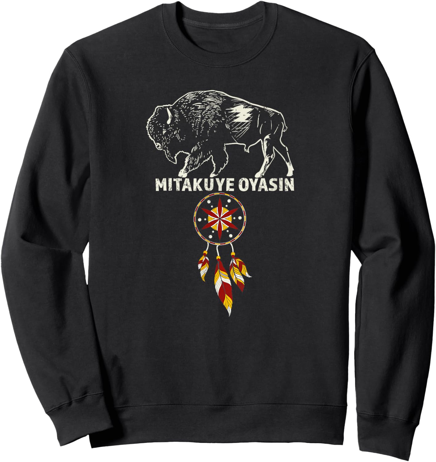 Native American Pride I Lakota Tribe Teton Sioux Nation Sweatshirt - Sweatshirt | Black