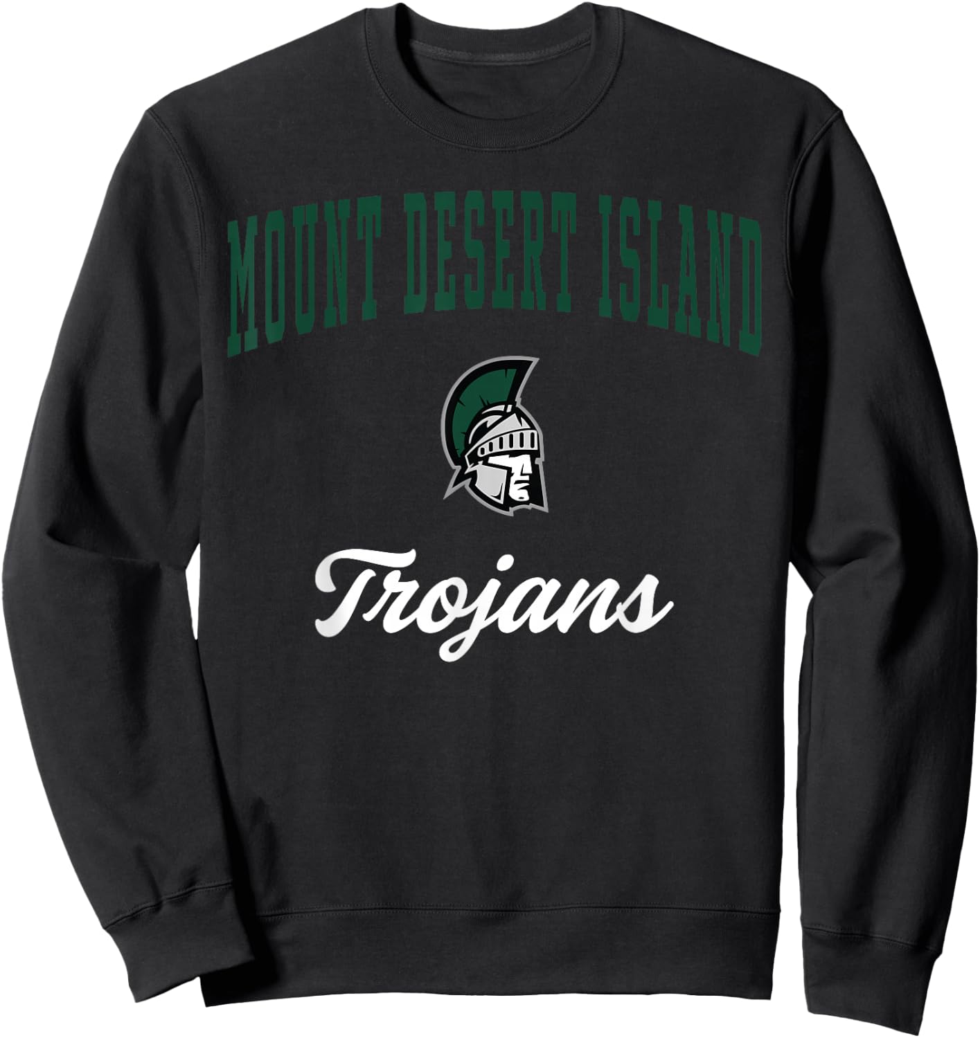 Mount Desert Island High School Trojans Sweatshirt - Sweatshirt | Black