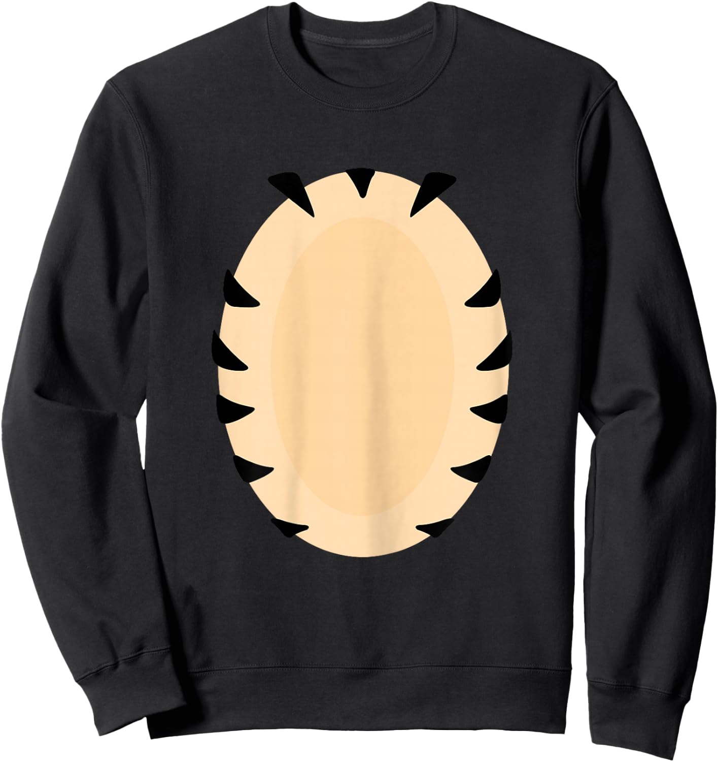 Tiger Costume Orange Adult DIY Sweatshirt - Sweatshirt | Black