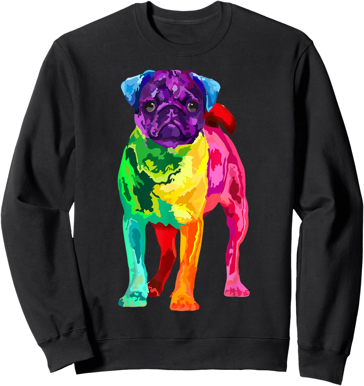 Pug Sweatshirt - Sweatshirt | Black