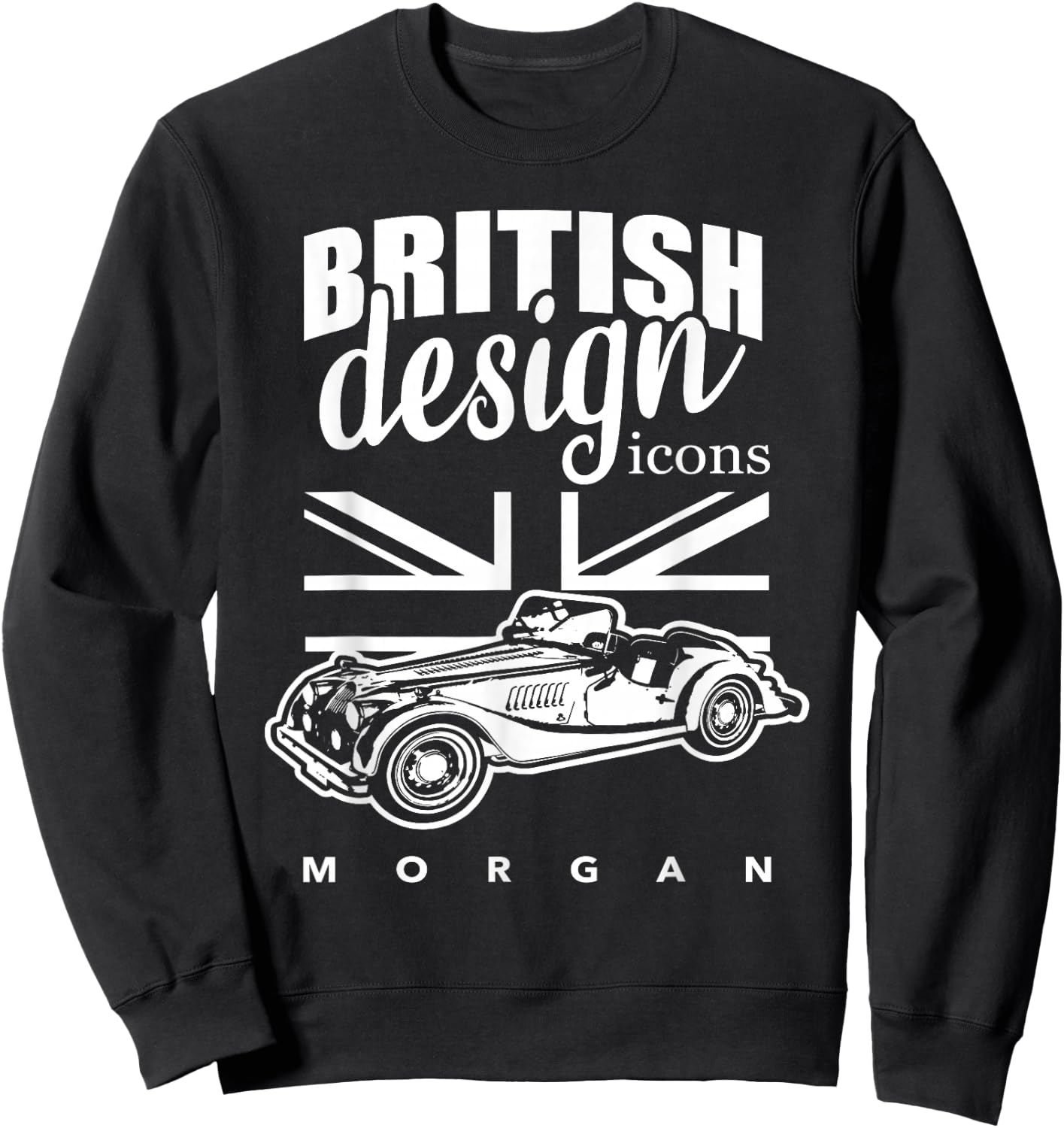 Morgan Classic Car Sweatshirt - Sweatshirt | Black
