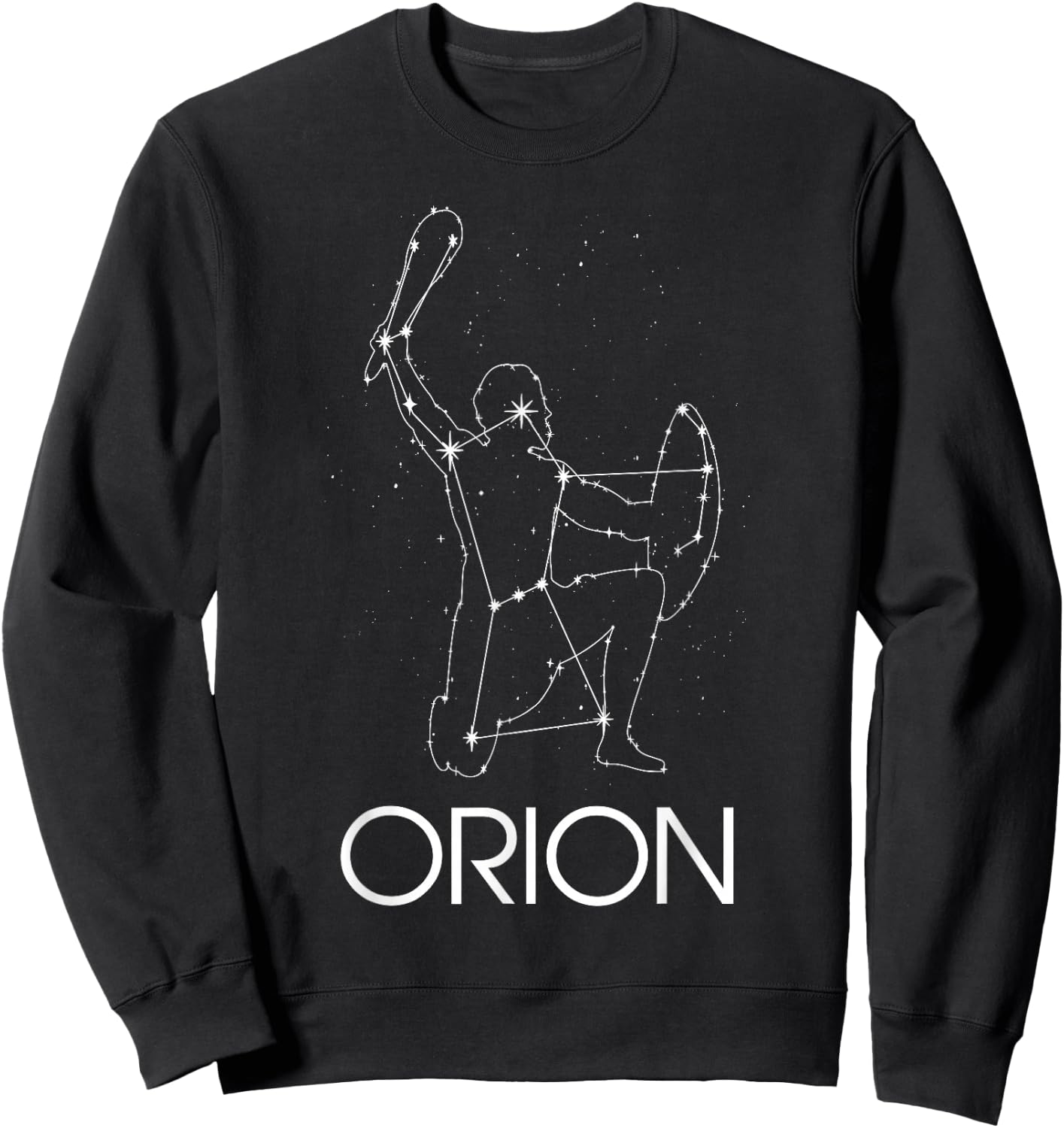 Star Gazing - Orion - Constellation - Astronomer - Space Sweatshirt - Sweatshirt | Black