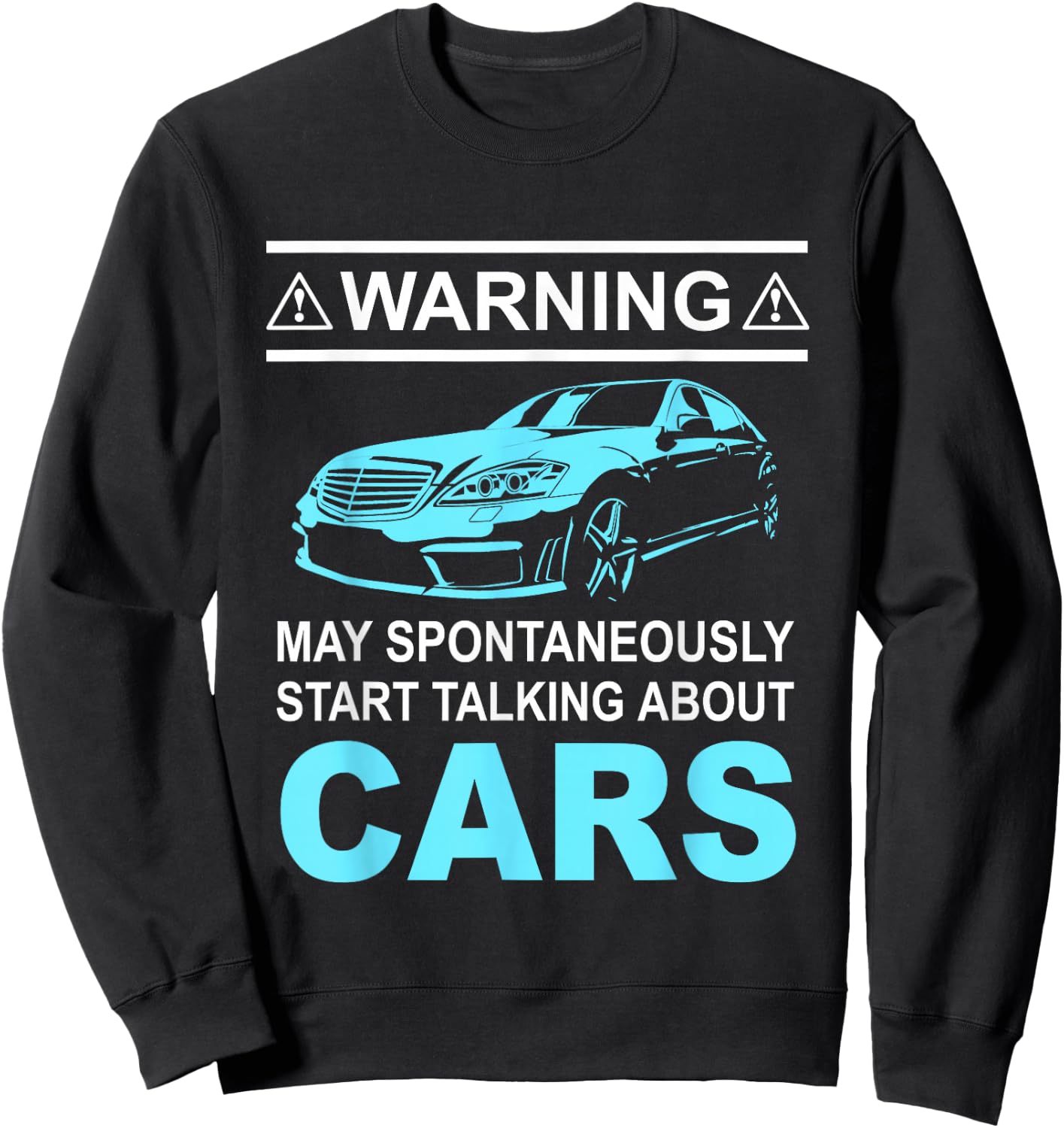 Funny Car Cars Engineer Mechanic Lovers-Gift Men Boys Teens Sweatshirt - Sweatshirt | Black