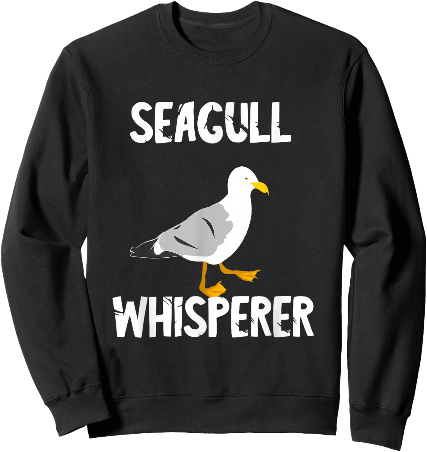 Seagulls Whisperer Seagull Harbour Birds Sea Bird Sweatshirt - Sweatshirt | Black