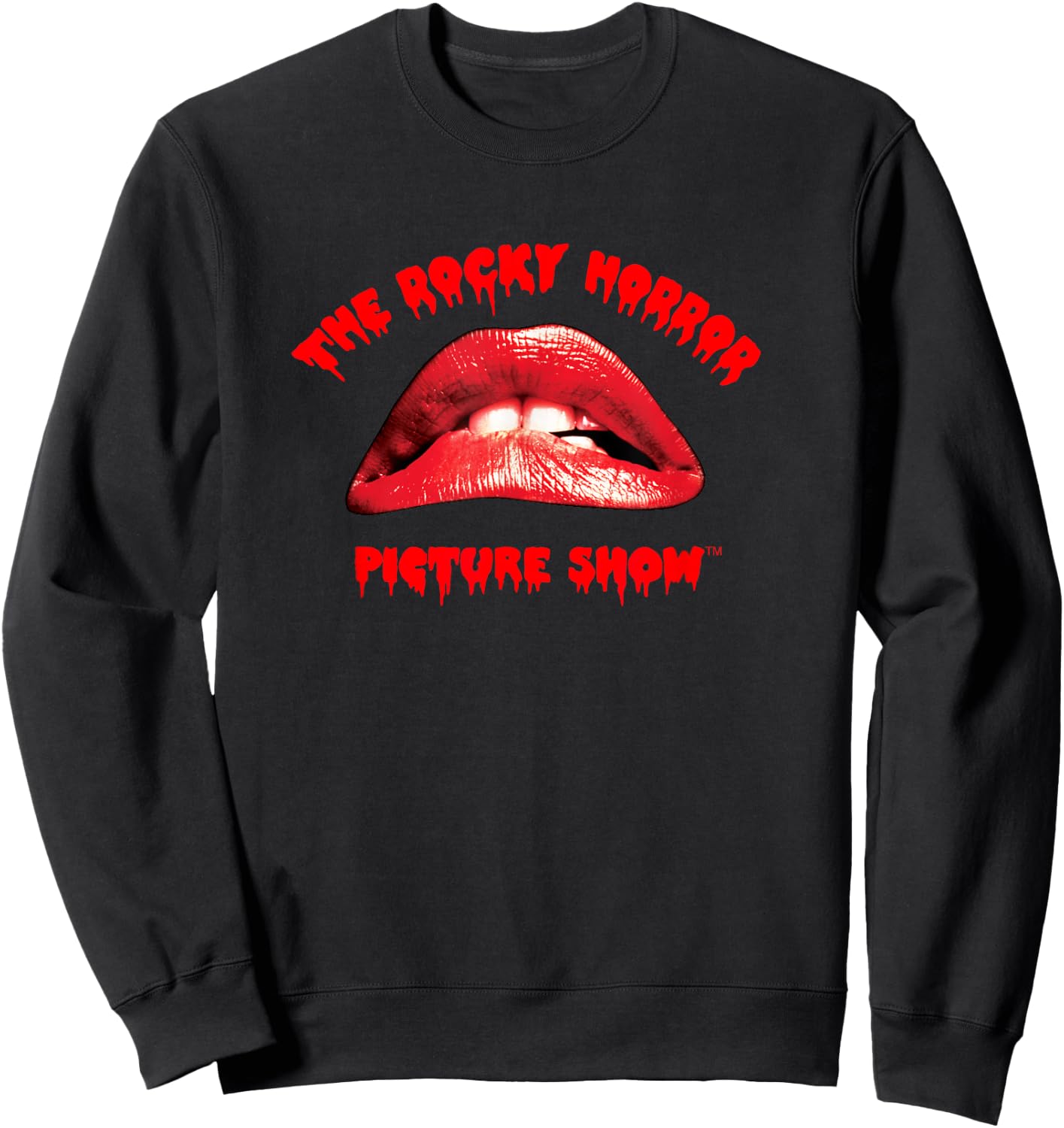 The Rocky Horror Picture Show Lips Sweatshirt - Sweatshirt | Black