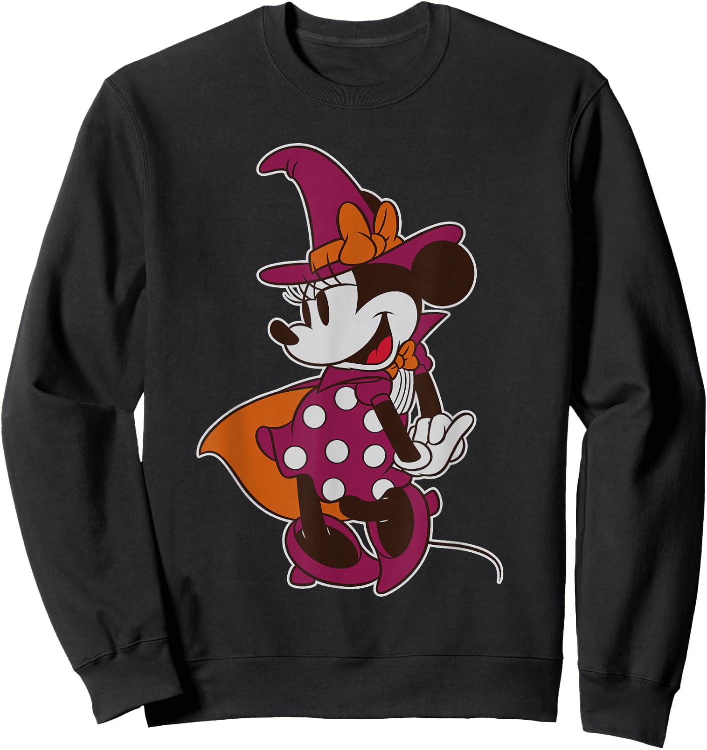 Disney Minnie Mouse in Halloween Witch Costume Sweatshirt - Sweatshirt | Black