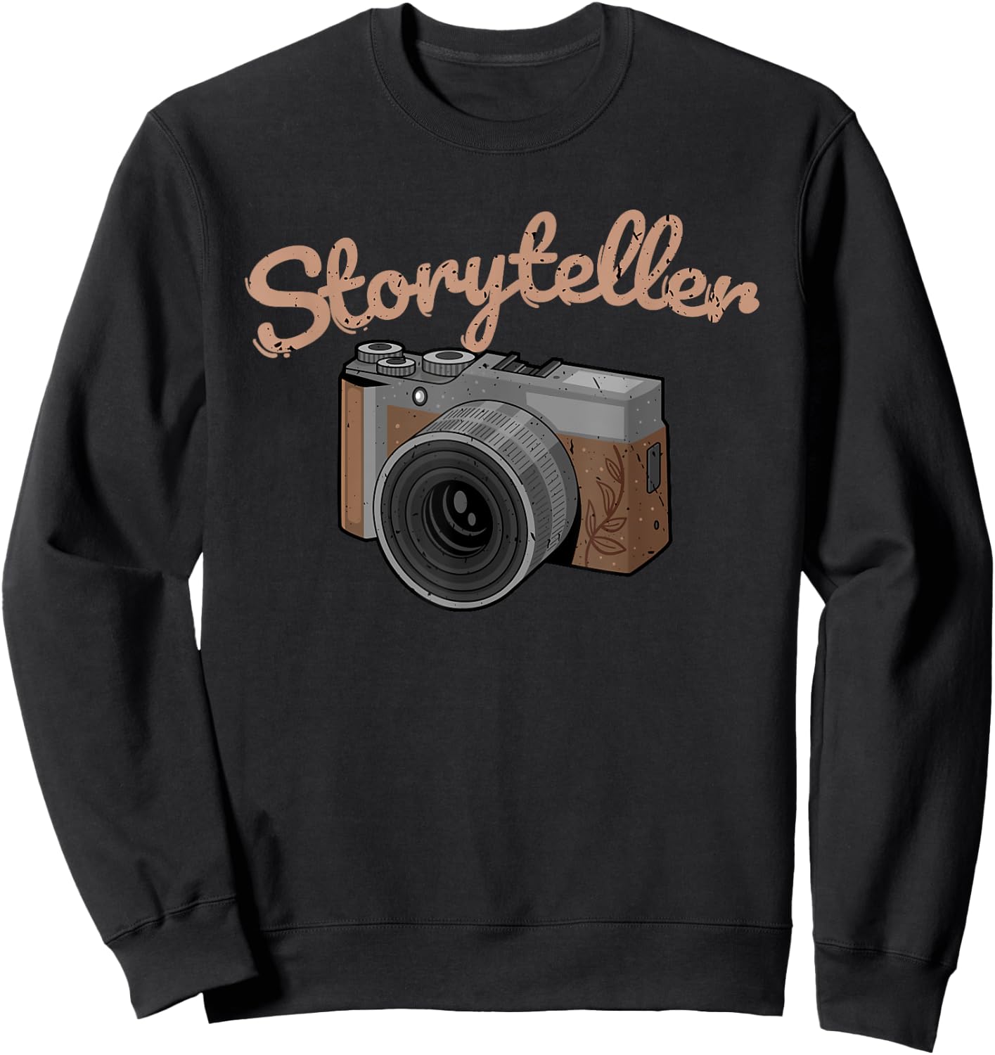 Cool Storyteller Funny Camera Photographer Gift Men Women Sweatshirt - Sweatshirt | Black