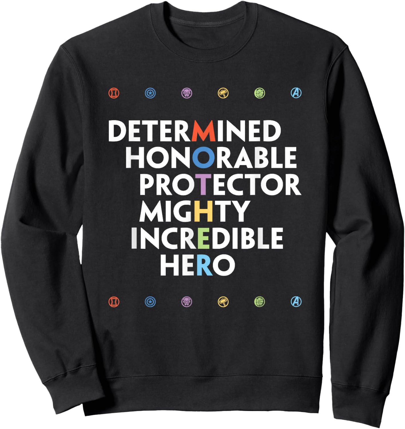 Marvel Avengers Super Hero Mother's Day Sweatshirt - Sweatshirt | Black