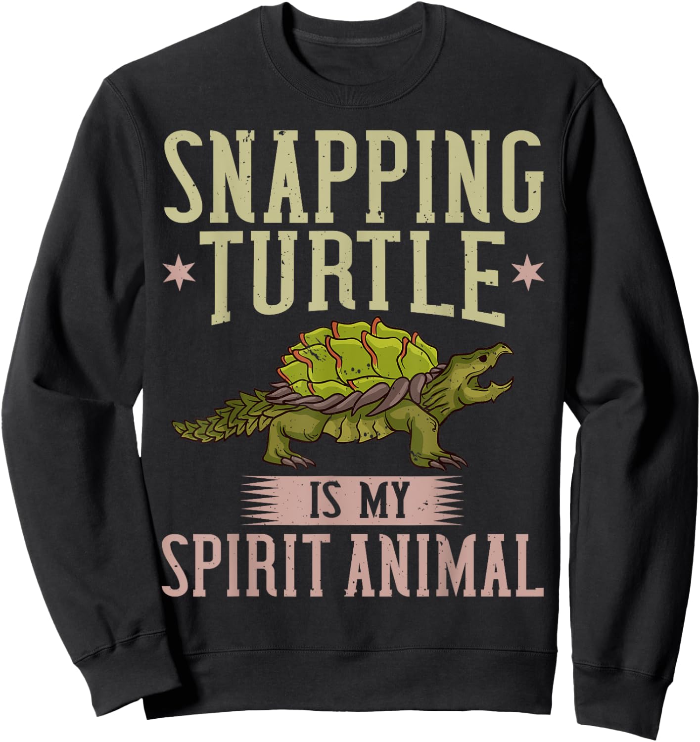 Snapping Turtle Alligator Pet Shell Sweatshirt - Sweatshirt | Black