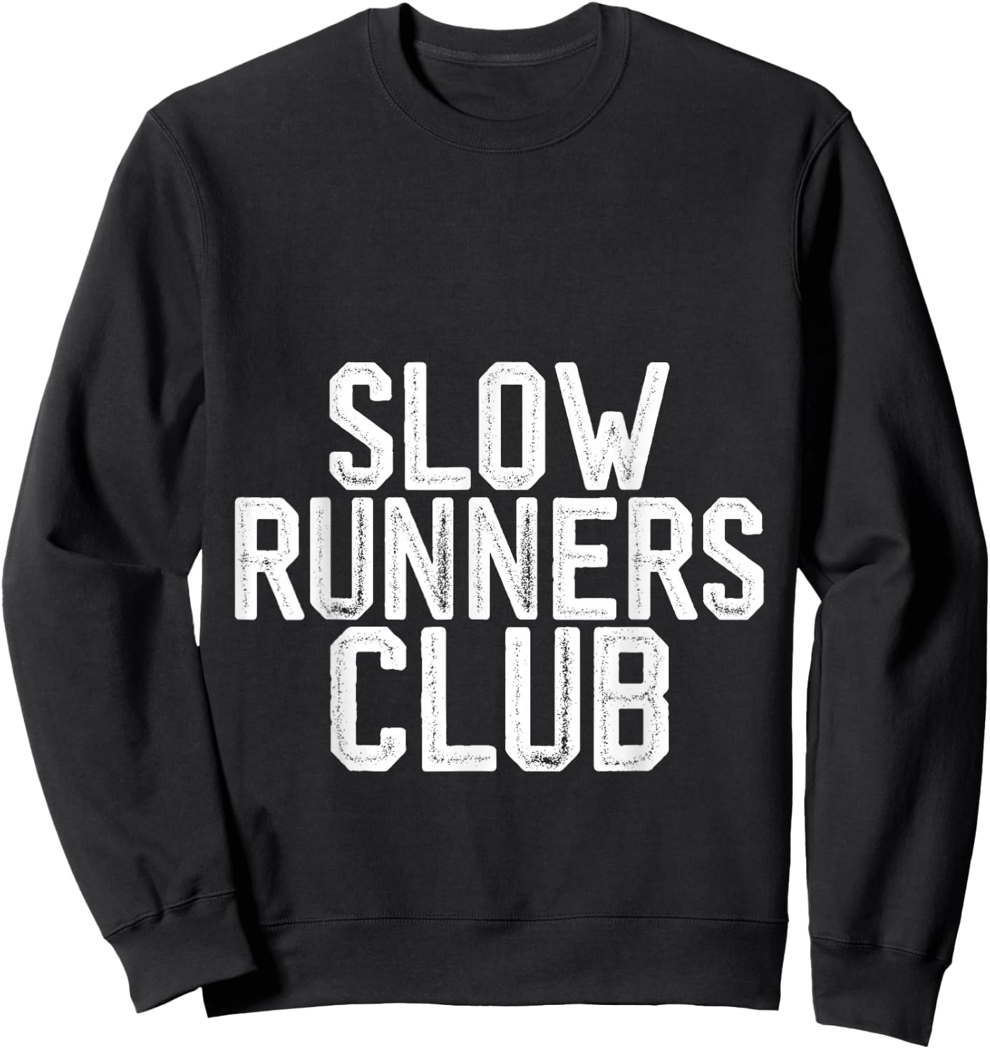 Slow Runners Club Sweatshirt - Sweatshirt | Black