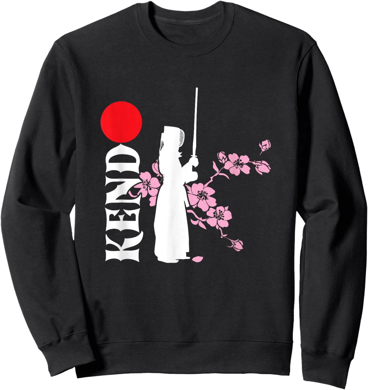 Kendo Fighter Japan Samurai Sinobi Japanese Martial Arts Sweatshirt - Sweatshirt | Black