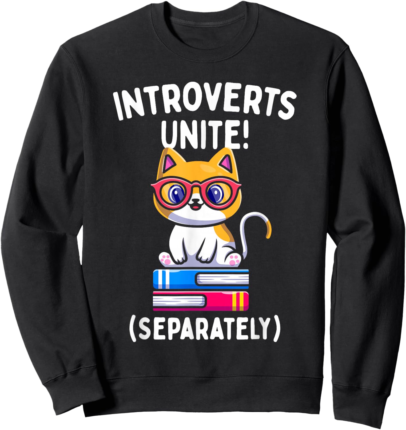 Introverts Unite Separately Ew People Introvert Antisocial Sweatshirt - Sweatshirt | Black